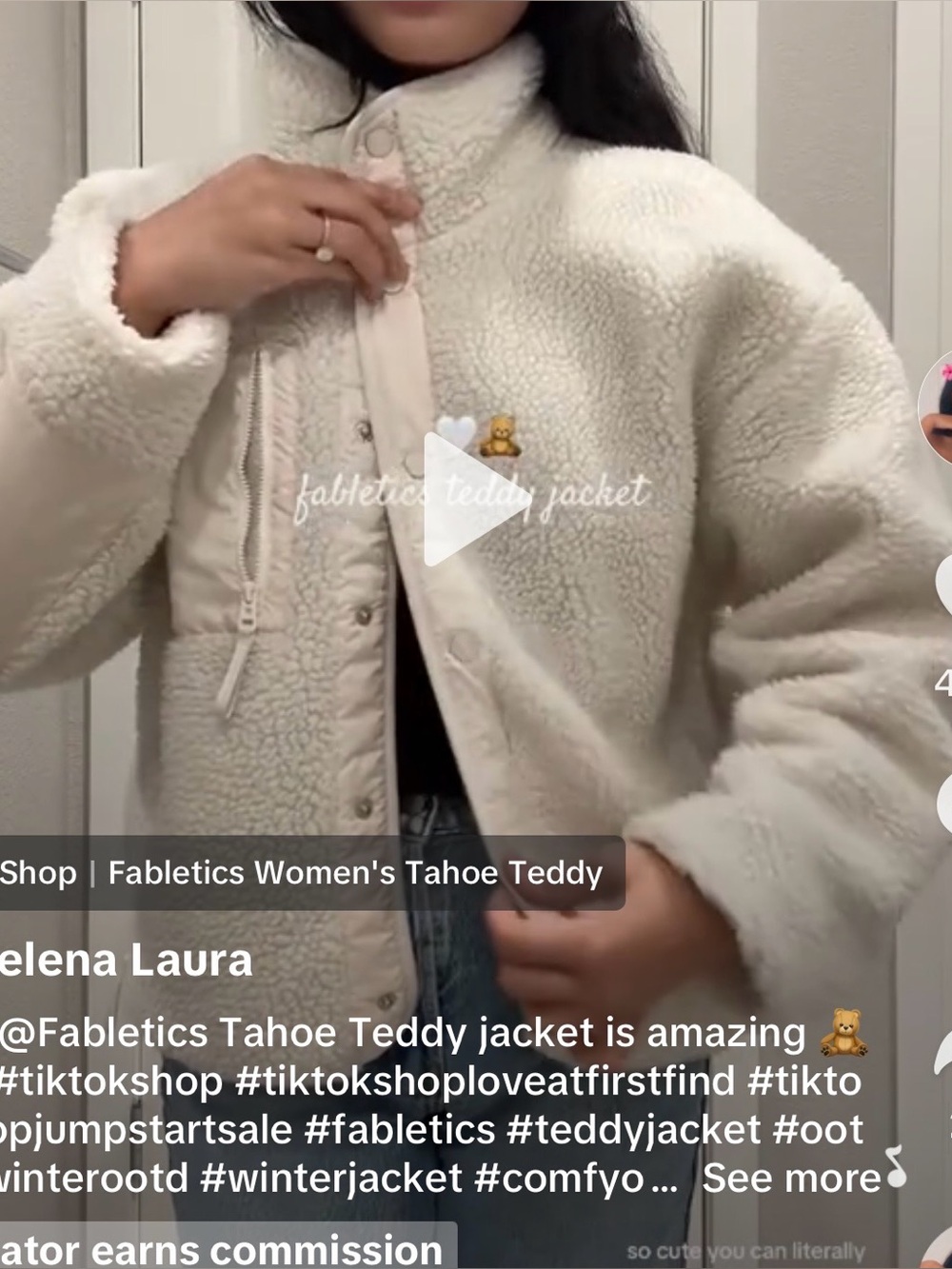 Cozy Cream Sherpa Jacket for Women